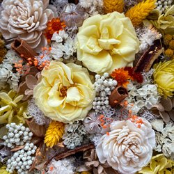 【両親贈呈品・写真入れOK】思い出に残るお花のフォトボックス（黄色）　誕生日祝い　結婚祝い　子育て感謝状 7枚目の画像