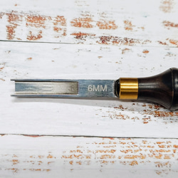 レザークラフト 【横山】フレンチエッジャー ６㎜　※アウトレット 2枚目の画像