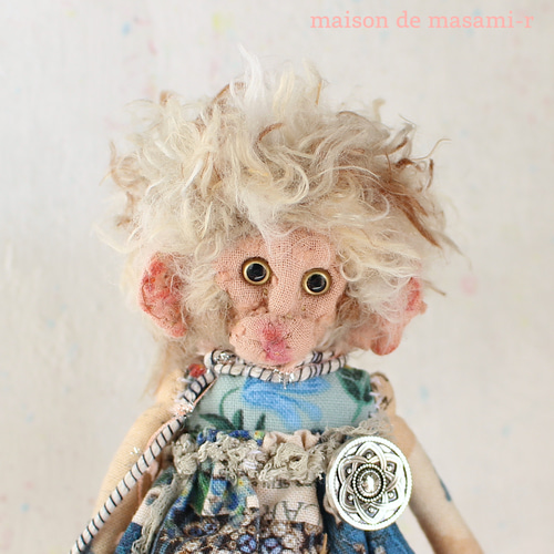 子猿のミニぬいぐるみ 13cm バックチャーム付き moda ぬいぐるみ