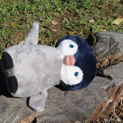 寝そべりペンギン※受注製作となります ぬいぐるみ mofu mofu 通販