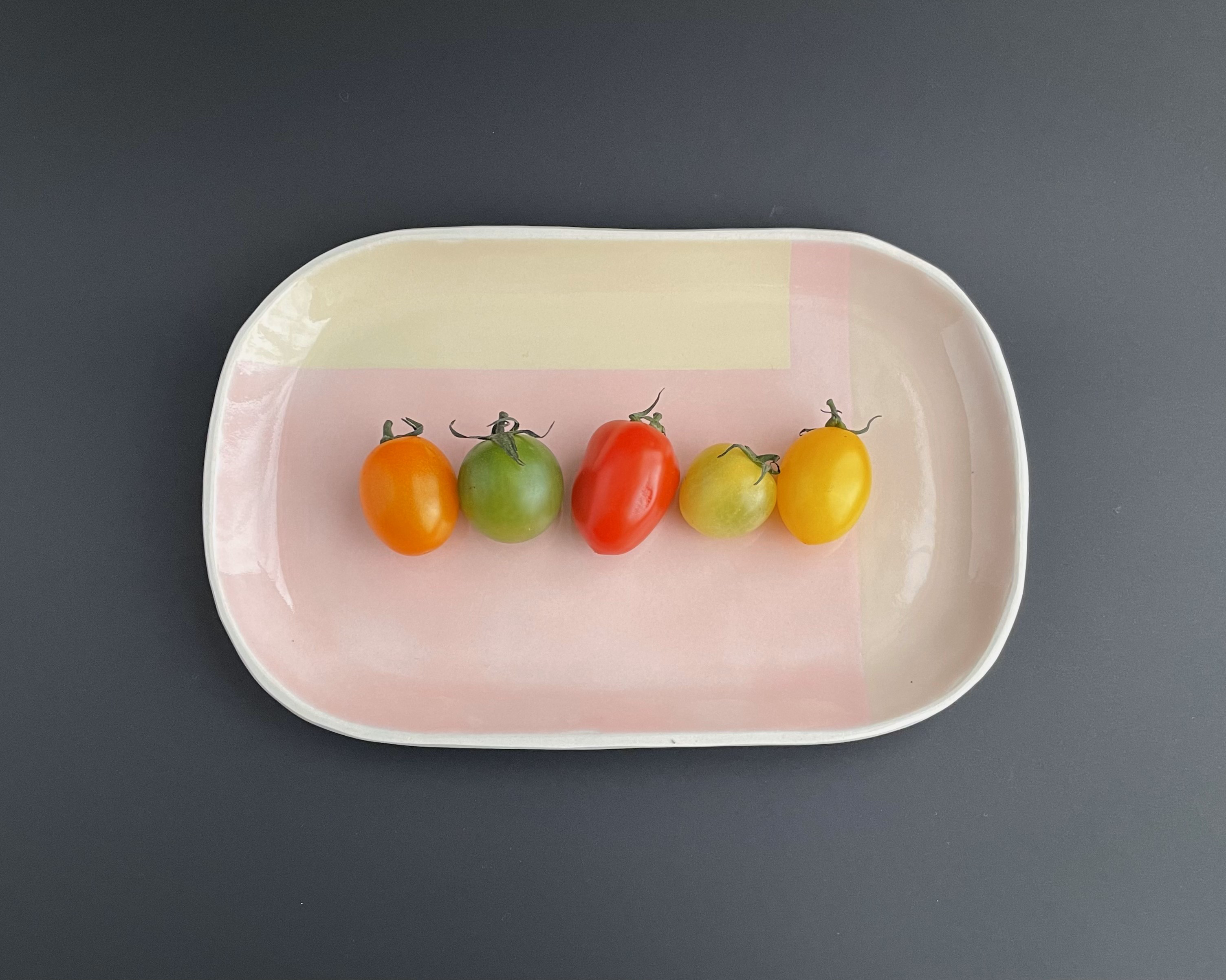 Plate プレート　(中皿）ピンク