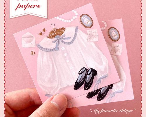 ミニメモ「私のお気に入り」 メモ帳 Nui Tateiwa 通販 18556106