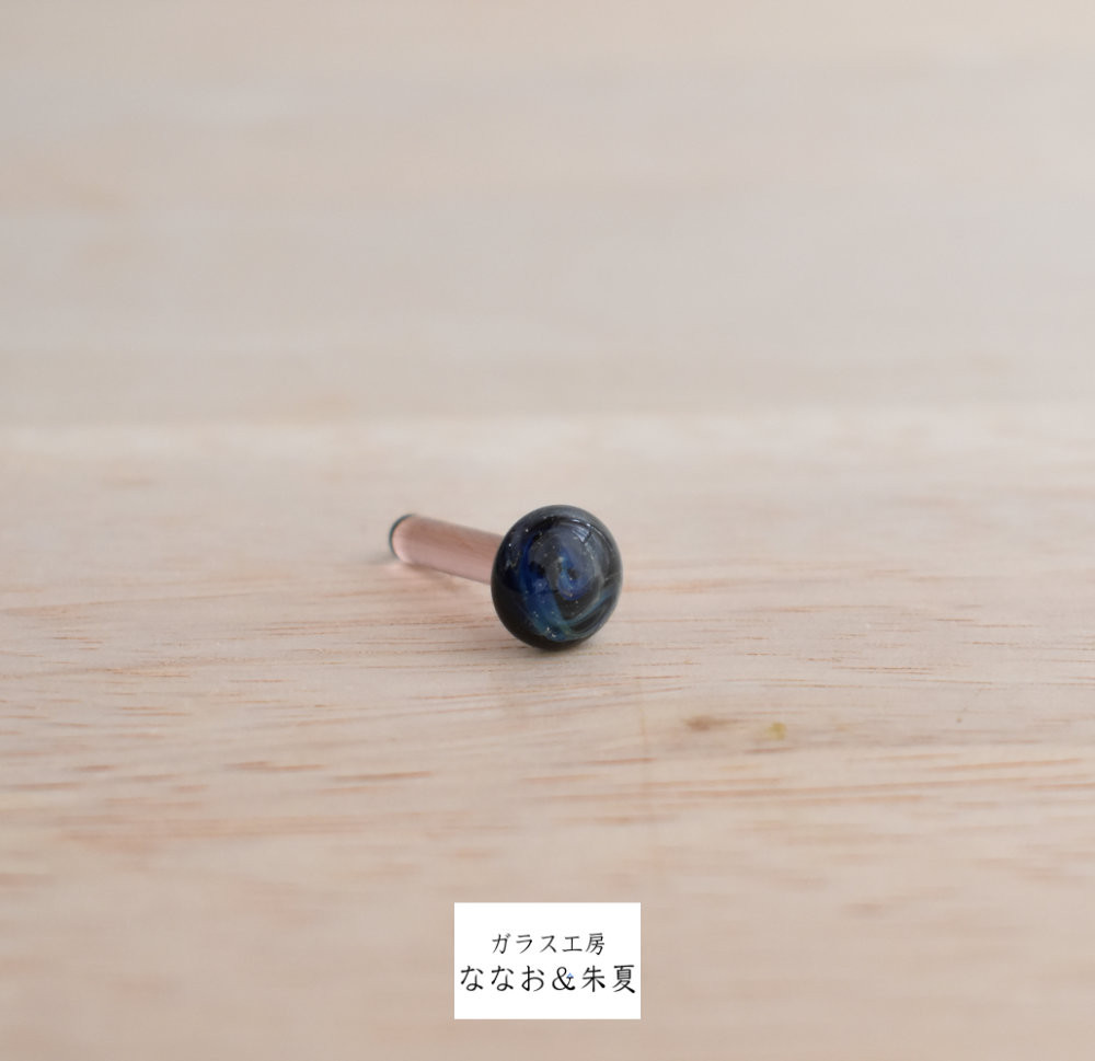 ガラスのボディピアス   スパイラル＃A　8G