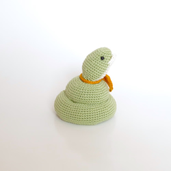 【yuj - süß line】お正月　あみぐるみの巳ちゃん　正月飾り　干支　巳の置物 6枚目の画像