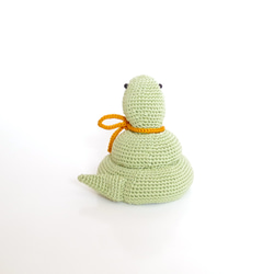 【yuj - süß line】お正月　あみぐるみの巳ちゃん　正月飾り　干支　巳の置物 5枚目の画像