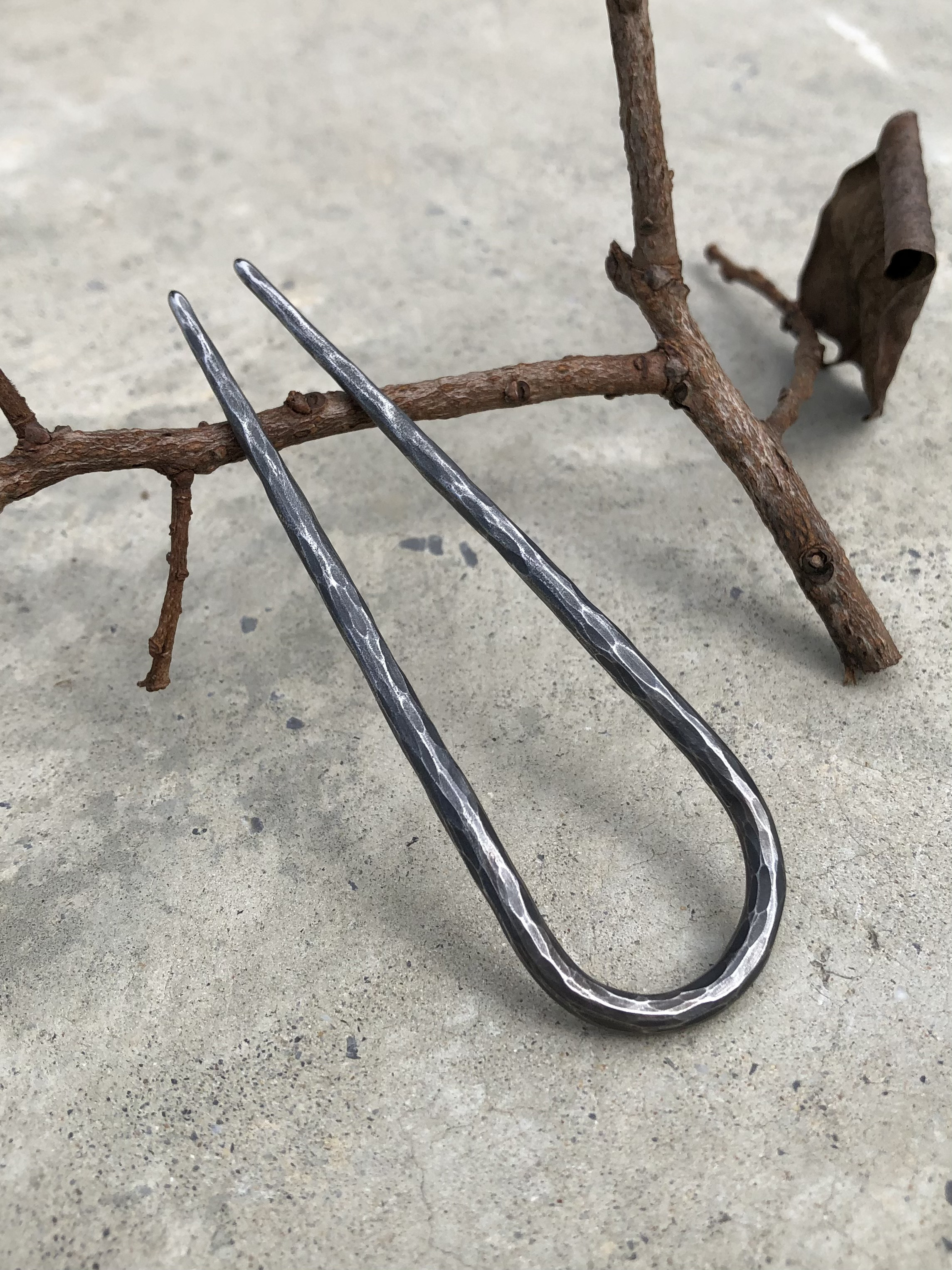 titanium hair stick 純チタン製 小枝のかんざし ヘアスティック　受注生産品 4,774円