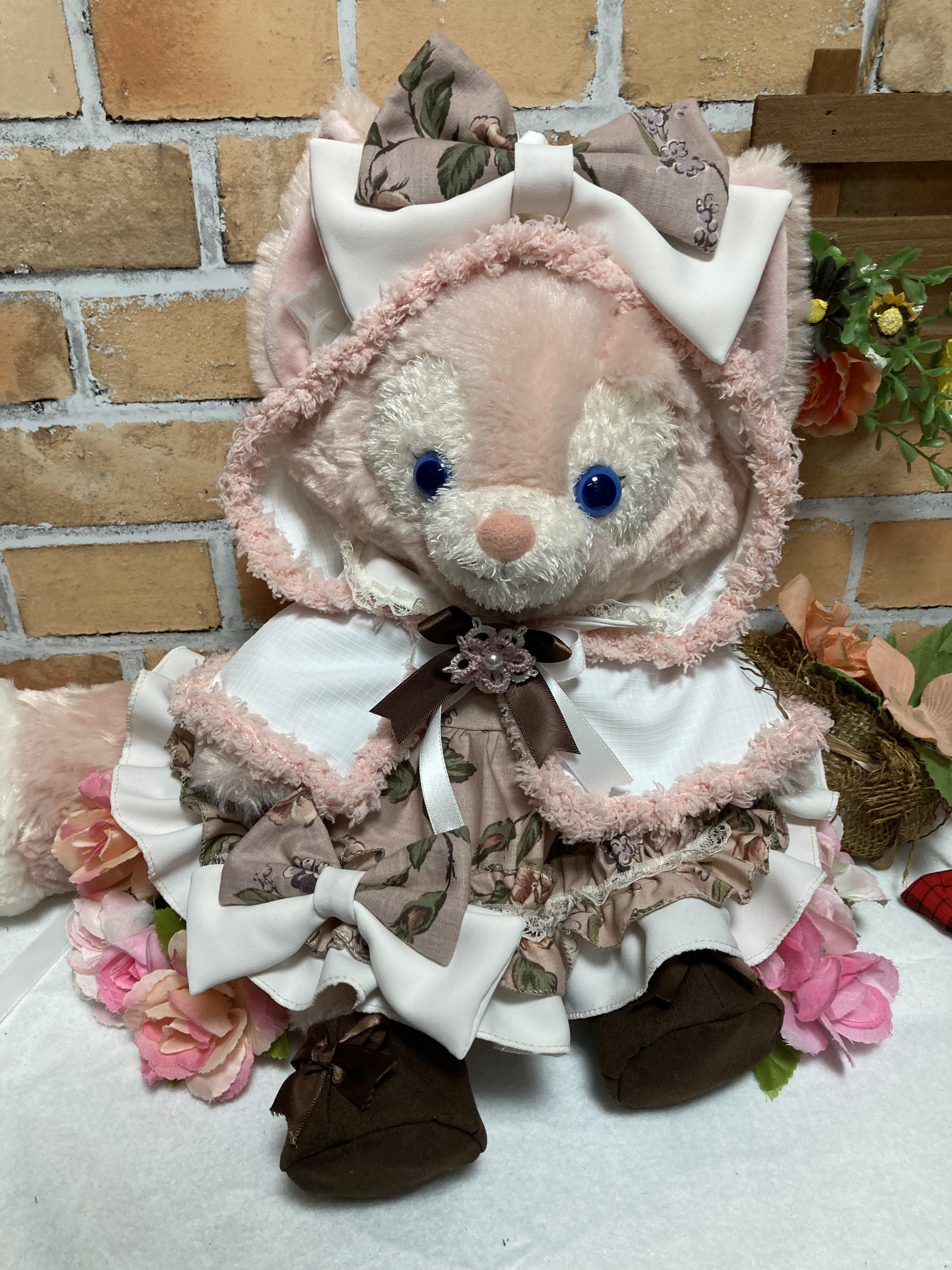 リーナベルSサイズ☆ピンク花柄コスチューム☆ケープ6点セットのワンピース☆ステラルーも出品中