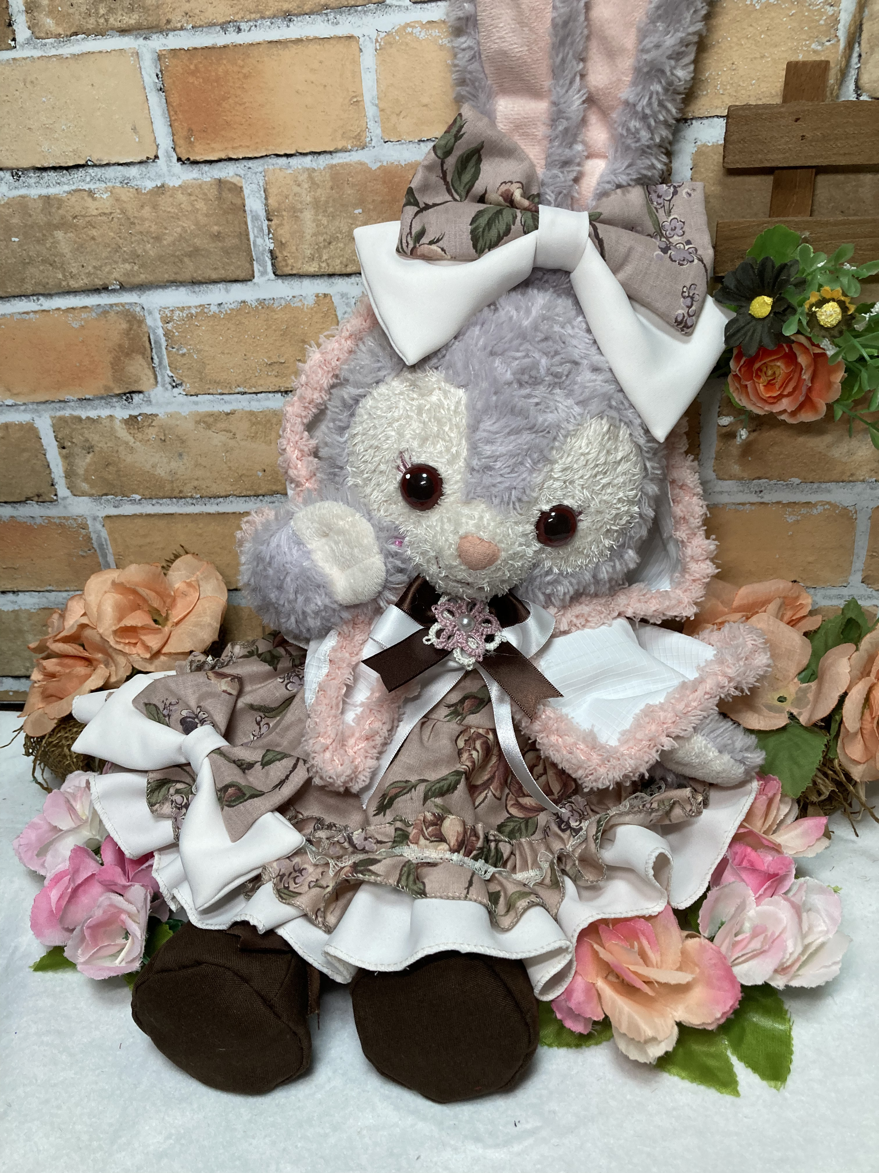 ステラルーＳサイズ☆ピンク花柄6点セットのワンピース☆ボア付きケープ☆リーナベルも出品中