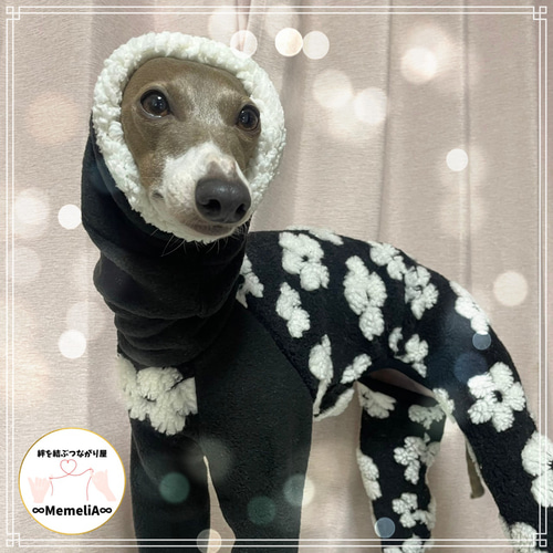 イタグレ用犬服】※購入前確認必須※お花柄がとっても可愛い♪フラワー