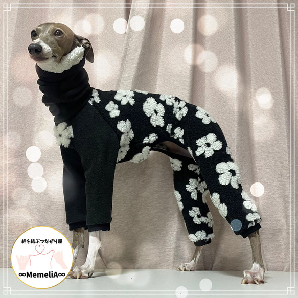 犬服ハンドメイド ♡ Happycharm様 ミニピン用犬服】※購入前確認必須※お花柄がとっても可愛い♪フラワー
