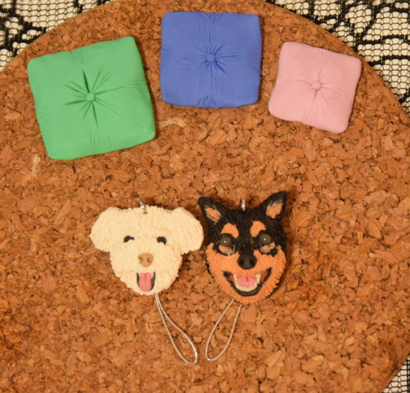 ドイツ ビンテージ ハーマン テリア＆ブラックプードル ペア