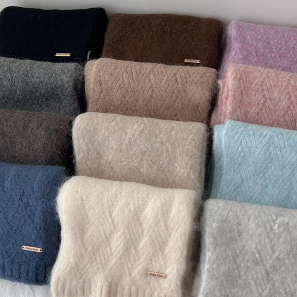 新作●上質でエレガントなアルパカウールのケープ●上質ふわふわマフラー● 7枚目の画像