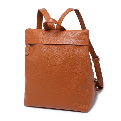 新品 A4 本革 フルレザー リュック バックパック ショルダー レザー 茶色 backpack4784i.jpg