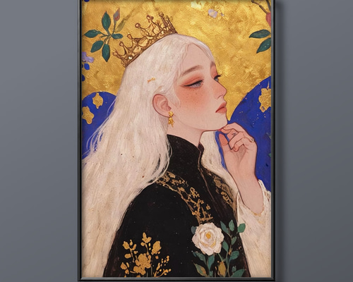 絵画　イラスト　女性 06e577b18bda469b6e031d7f41bde8