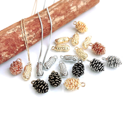 ejp815【2件】可愛精緻獨特花生花生16KGP金色吊飾 第7張的照片