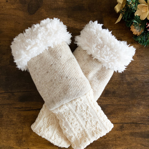 ①ジャズネップアランニット ジャズネップアラン チョコ/チョコ