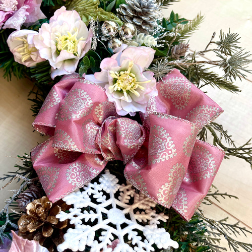 No.xmas-14479/特大クリスマスリース24-(3) 60cm/アーティ