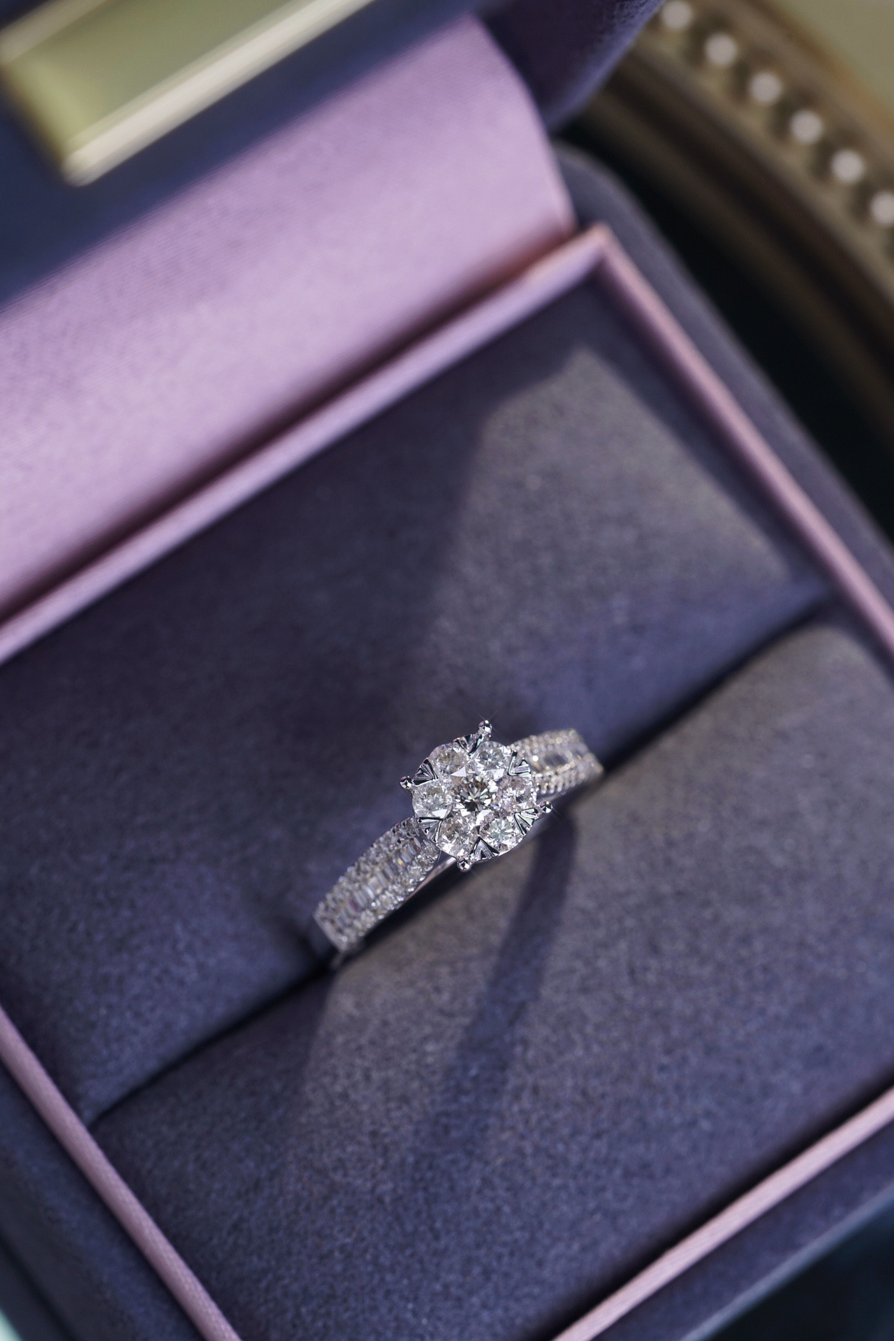 天然ダイヤモンドリング0.75ct k18 指輪・リング パール大好き