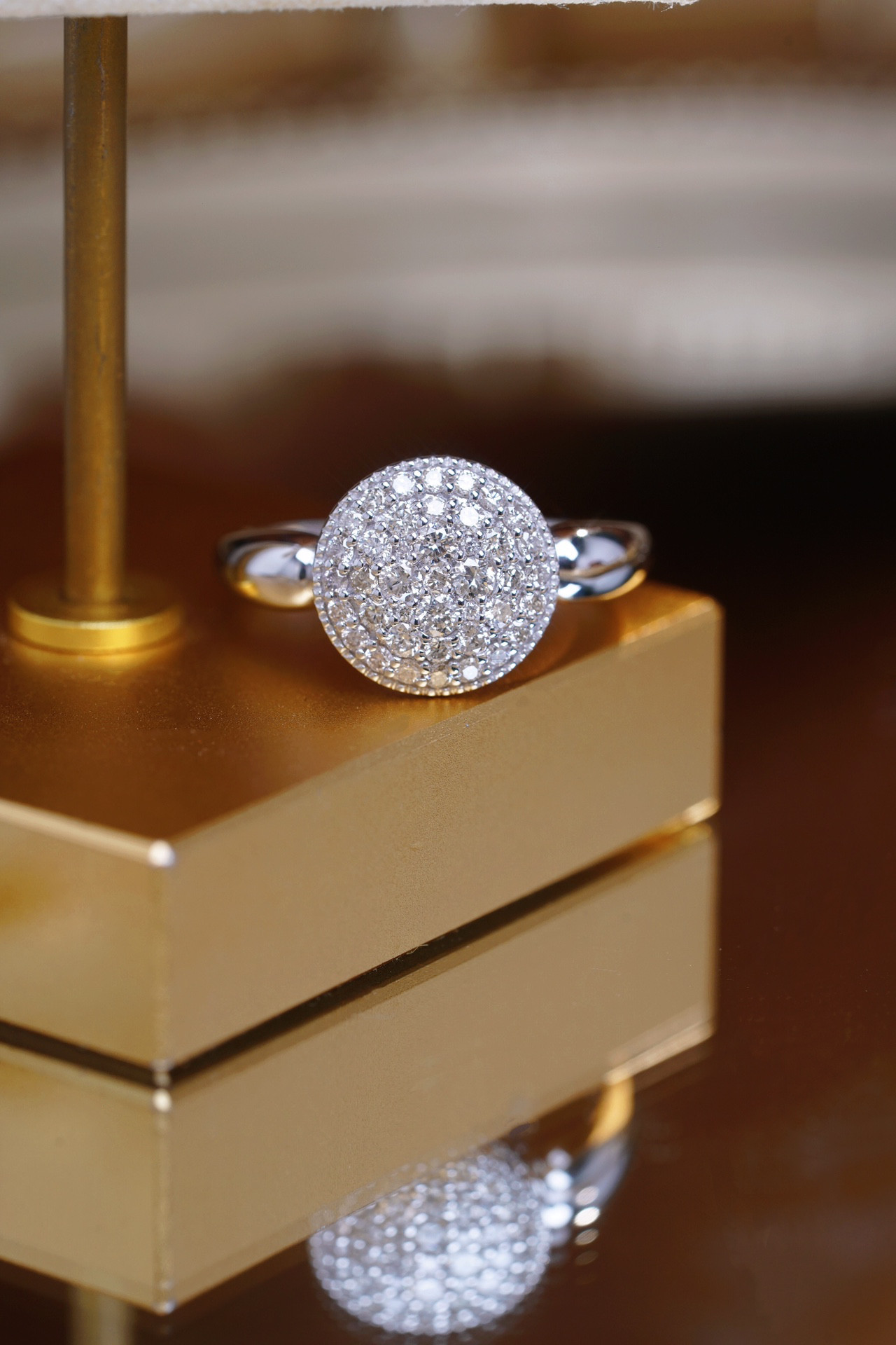 天然ダイヤモンドリング0.6ct　k18