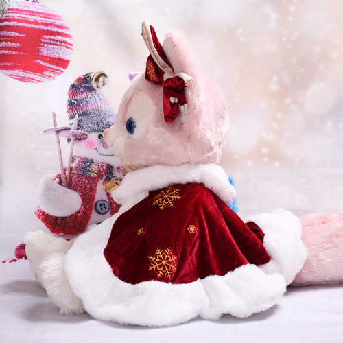 リーナ・ベル用 Sサイズ ぬいぐるみ着せ替え服クリスマス