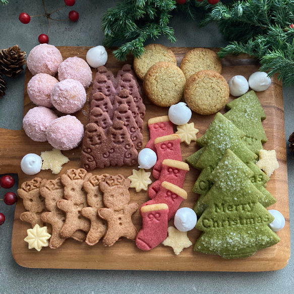 【予約販売】クリスマスクッキー缶 / 12/20(土)発送＠ゆうパック 3枚目の画像