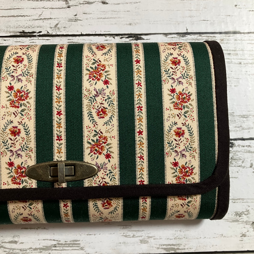 ハンドメイド 長財布 お財布バッグ やりくり財布 マスク入れ カード