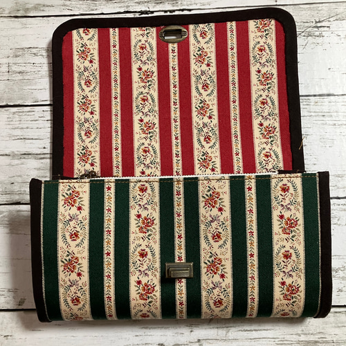 ハンドメイド 長財布 お財布バッグ やりくり財布 マスク入れ カード