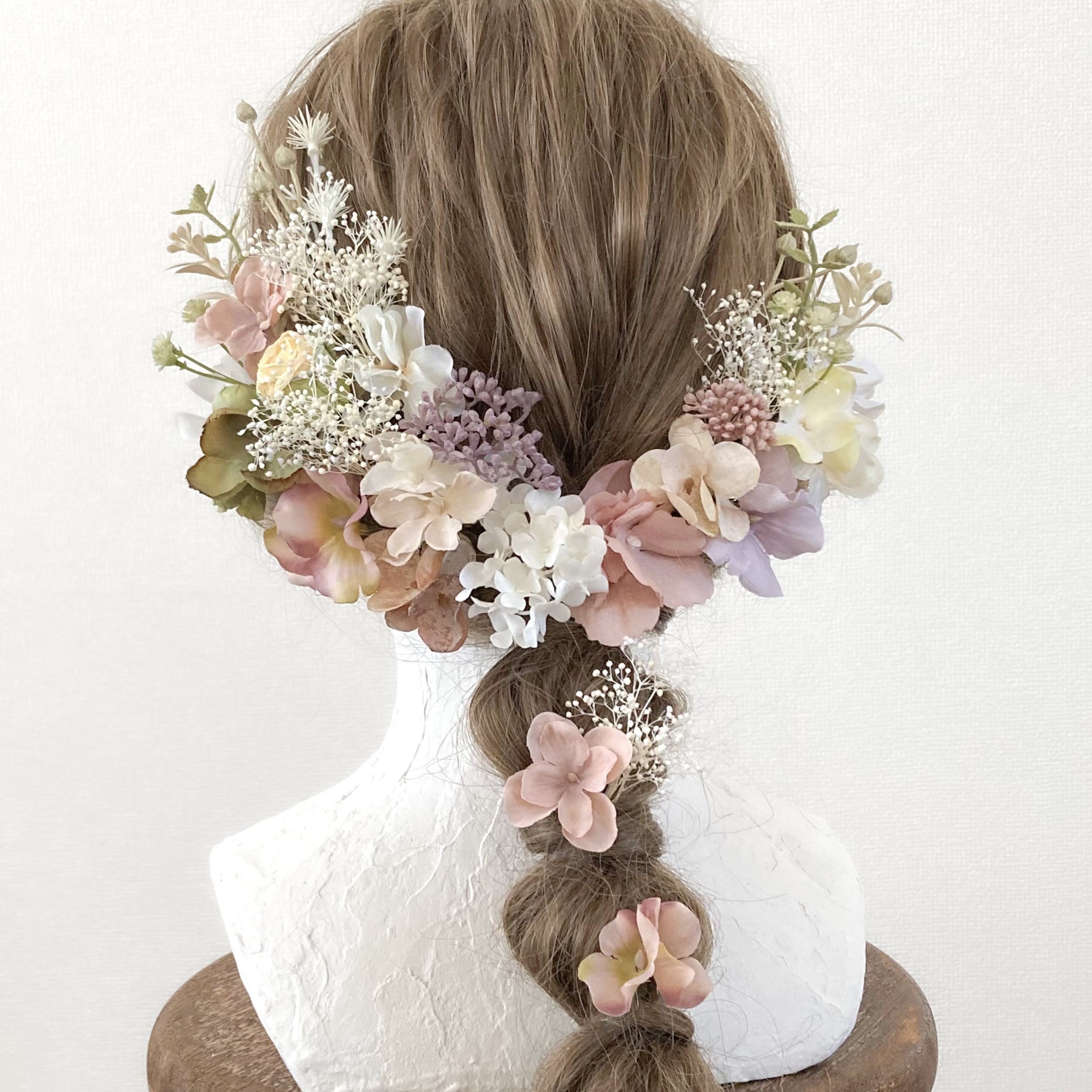 【送料無料】成人式や卒業式、結婚式におすすめの髪飾りです【金箔付】・ピンク・パープル・ボブ・ショート・和装・振袖・水引・ 6,162円