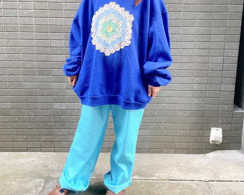 ヴィンテージ古着 アンティークキルト スウェット 古着 ヴィンテージ vintage sweat スウェット トレーナー リメイク
