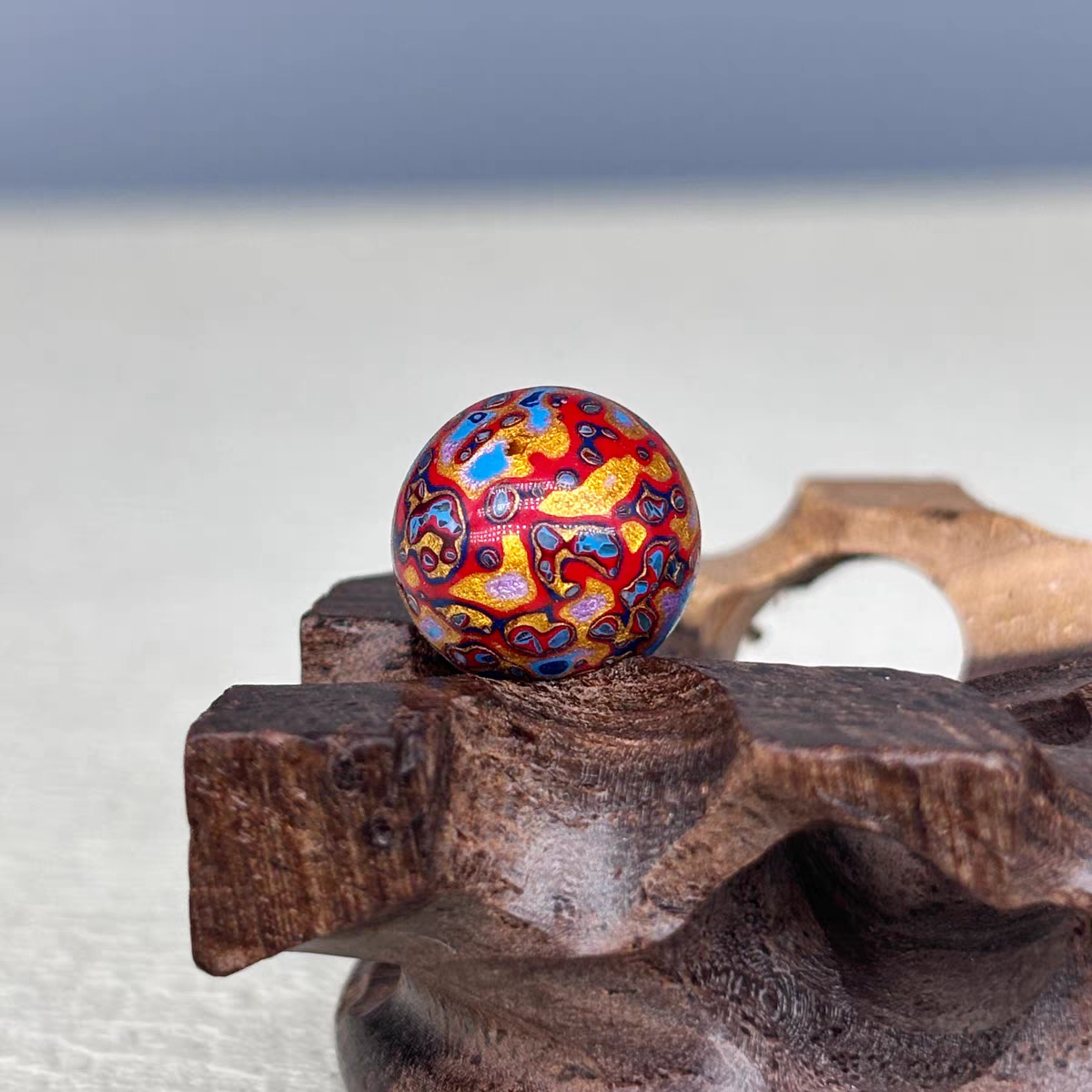 ハンドメイド ブレスレット バングル 漆器 漆塗り リストバンド 古代の技術 紫檀 螺鈿 オパール 誕生日 周年記念日