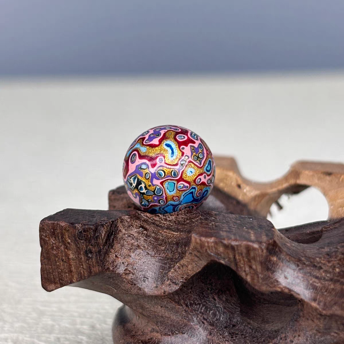 ハンドメイド ブレスレット バングル 漆器 漆塗り リストバンド 古代の技術 紫檀 螺鈿 オパール 誕生日 周年記念日