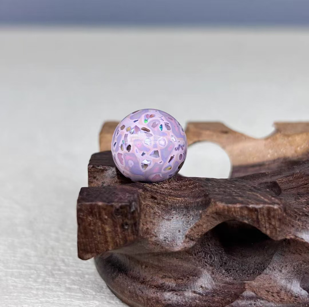 ハンドメイド ブレスレット バングル 漆器 漆塗り リストバンド 古代の技術 紫檀 螺鈿 オパール 誕生日 周年記念日