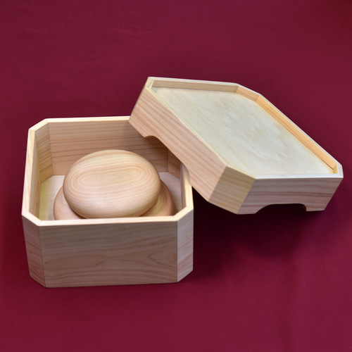 木製・鏡餅・ヒノキ・木箱入・熊本県産材ひのき・正月飾り(品番001
