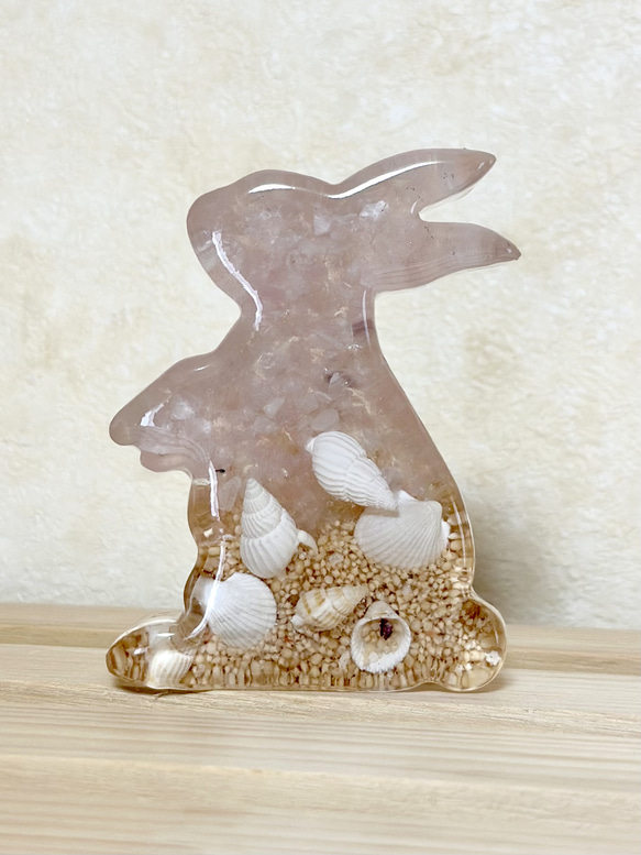 うさぎの海レジン雑貨 天然石 置物 オブジェ その他置物 toymuni 通販
