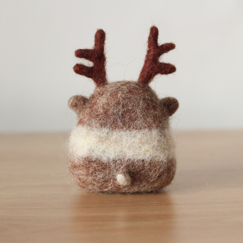 クリスマス飾り】サンタさん と トナカイさん 羊毛フェルト 羊毛