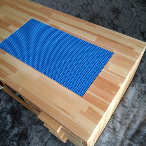 ハンドメイド　　レゴテーブル　ローテーブル　キッズテーブル　プレイテーブル レゴテーブル◇キッズテーブル◇プレイテーブル《使い方多様