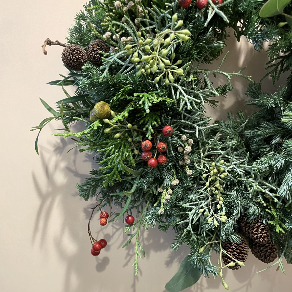 【受注制作】フレッシュchristmas wreath
