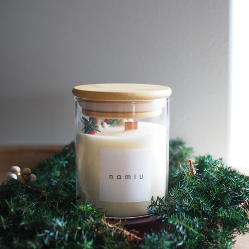 ボタニカルアロマキャンドル shiro Christmas クリスマス限定 ギフト