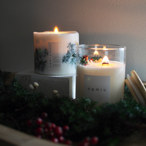 再販】ボタニカルアロマキャンドル shiro Christmas クリスマス限定