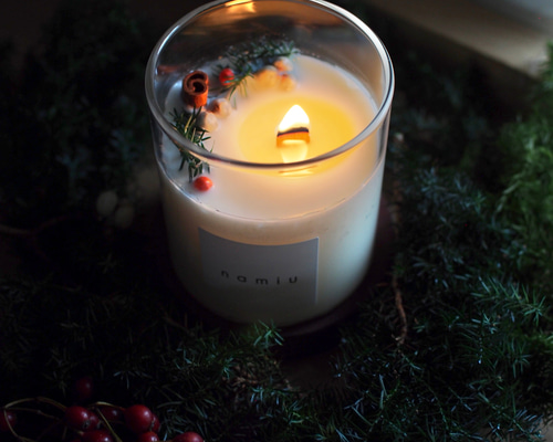 再販】ボタニカルアロマキャンドル shiro Christmas クリスマス限定