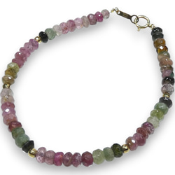 トルマリン　ブレスレット PARTI-COLORED TOURMALINE BRACELET(パーティーカラード