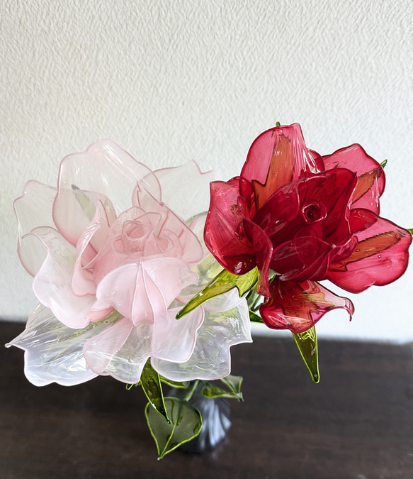 アメリカンフラワー（バラ、カラー）ディップフラワー 薔薇のオーダー(大サイズ)☆ディップフラワー☆アメリカン