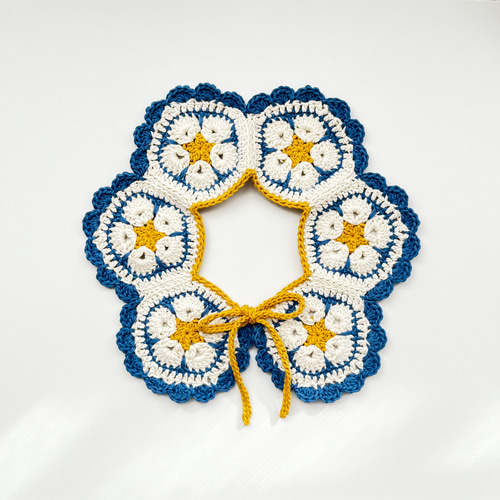 受注制作⌇手編みのつけ襟スタイ スタイ・よだれかけ koguma crochet