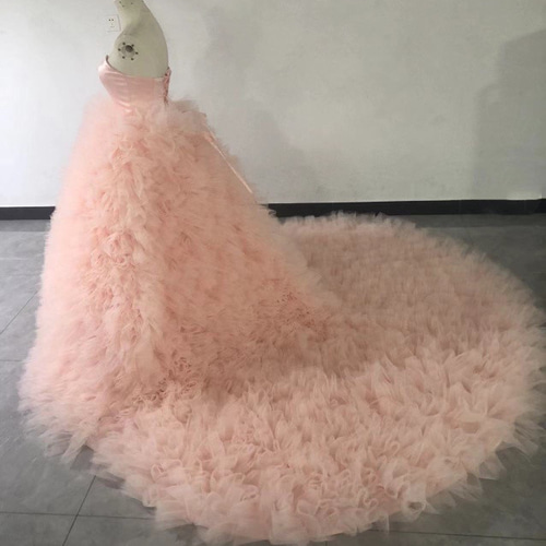 ウェディングドレス(カラードレス・ピンク・モコモコ) 送料無料！ カラードレス ピンク プリンセスライン もこもこ