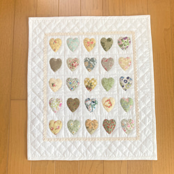リバティ パッチワーク タペストリー ハートコレクション❤︎ リバティ パッチワーク タペストリー ハートコレクション❤︎