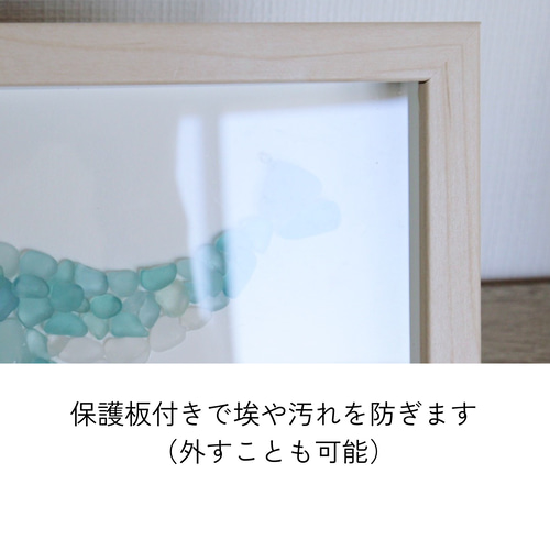 Amazon.co.jp: シーグラスアート№03welcome drink ペンギン 立体