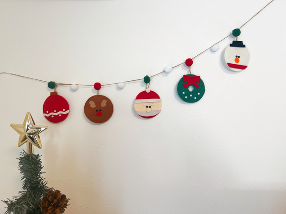 クリスマスオーナメントガーランド ガーランド shio 通販