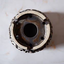 5.5号燻し金彩鉢677　塊根植物　多肉植物　盆栽　植木鉢　作家鉢　沖縄 7枚目の画像