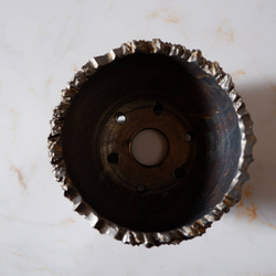 5.5号燻し金彩鉢677　塊根植物　多肉植物　盆栽　植木鉢　作家鉢　沖縄 5枚目の画像