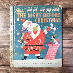 ヴィンテージ 洋書 絵本 クリスマス THE NIGHT BEFORE CHRISTMAS